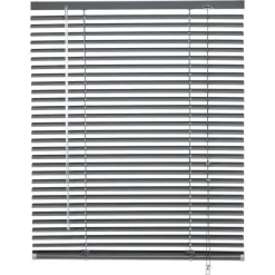 Kwantum Houten Jaloezieën|Jaloezieën*Aluminium Jaloezie Jade Antraciet 25mm 180x175 Cm