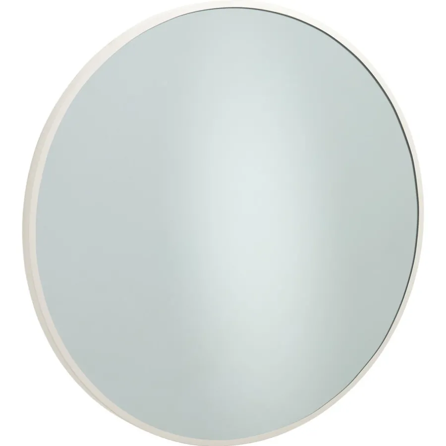 Kwantum Badkameraccessoires|Spiegels*Badkamerspiegel Ø80 Cm Zand