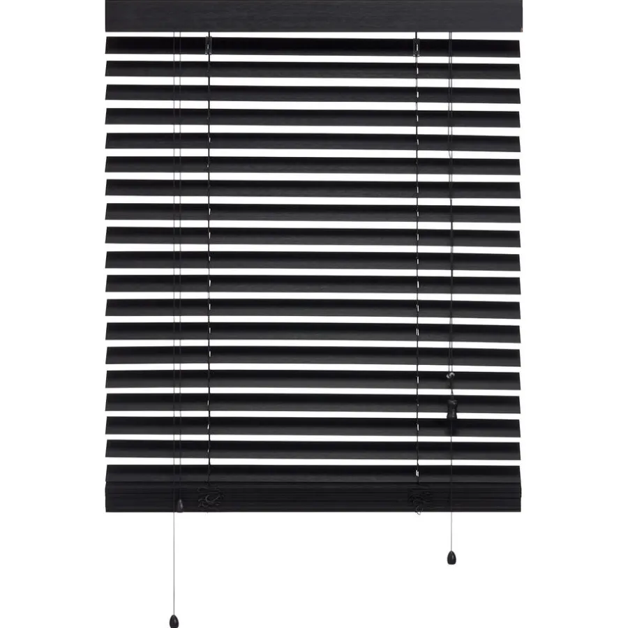 Kwantum Houten Jaloezieën*Bamboe Jaloezie Jax Zwart 80x175 Cm 080X175CM