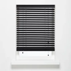 Kwantum Jaloezieën*Bamboe Jaloezie Jax Zwart 180x175 Cm 180X175CM