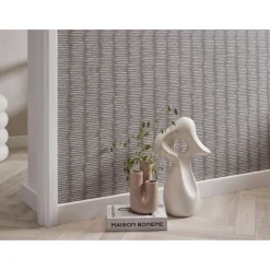 Kwantum Vliesbehang*Behang Anita Taupe