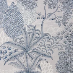 Kwantum Vliesbehang*Behang Anne Blauw