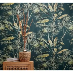 Kwantum Vliesbehang*Behang Daan Groen