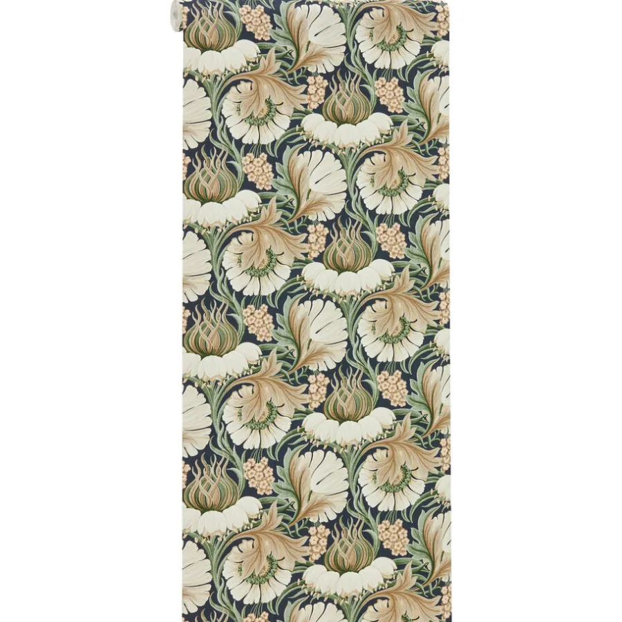 Kwantum Vliesbehang*Behang Diede Zwart