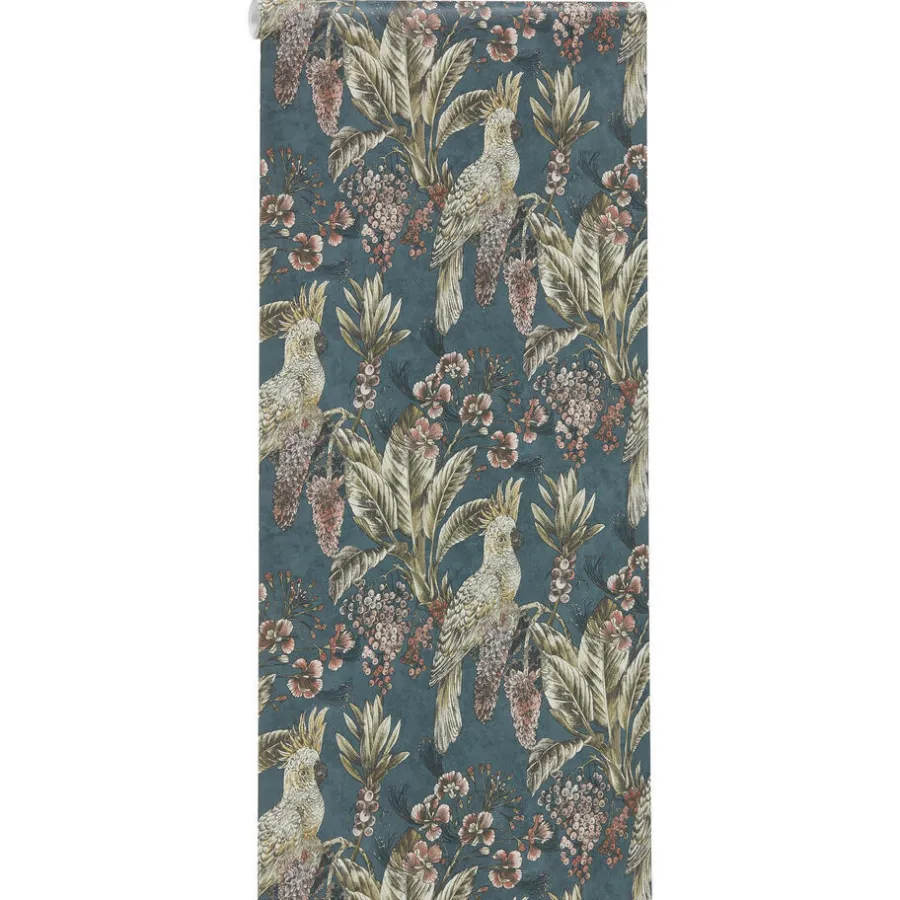 Kwantum Vliesbehang*Behang Frank Blauw