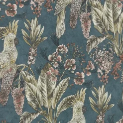 Kwantum Vliesbehang*Behang Frank Blauw