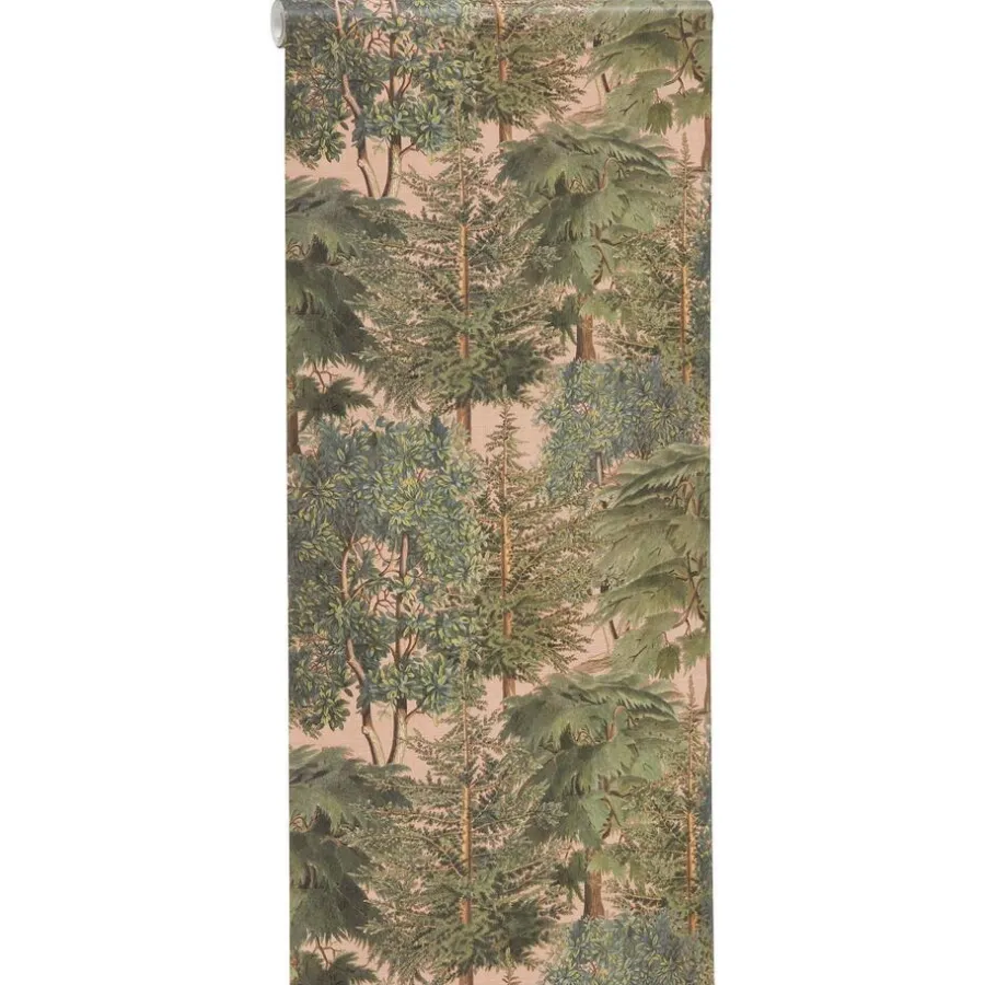 Kwantum Vliesbehang*Behang Ismene Groen