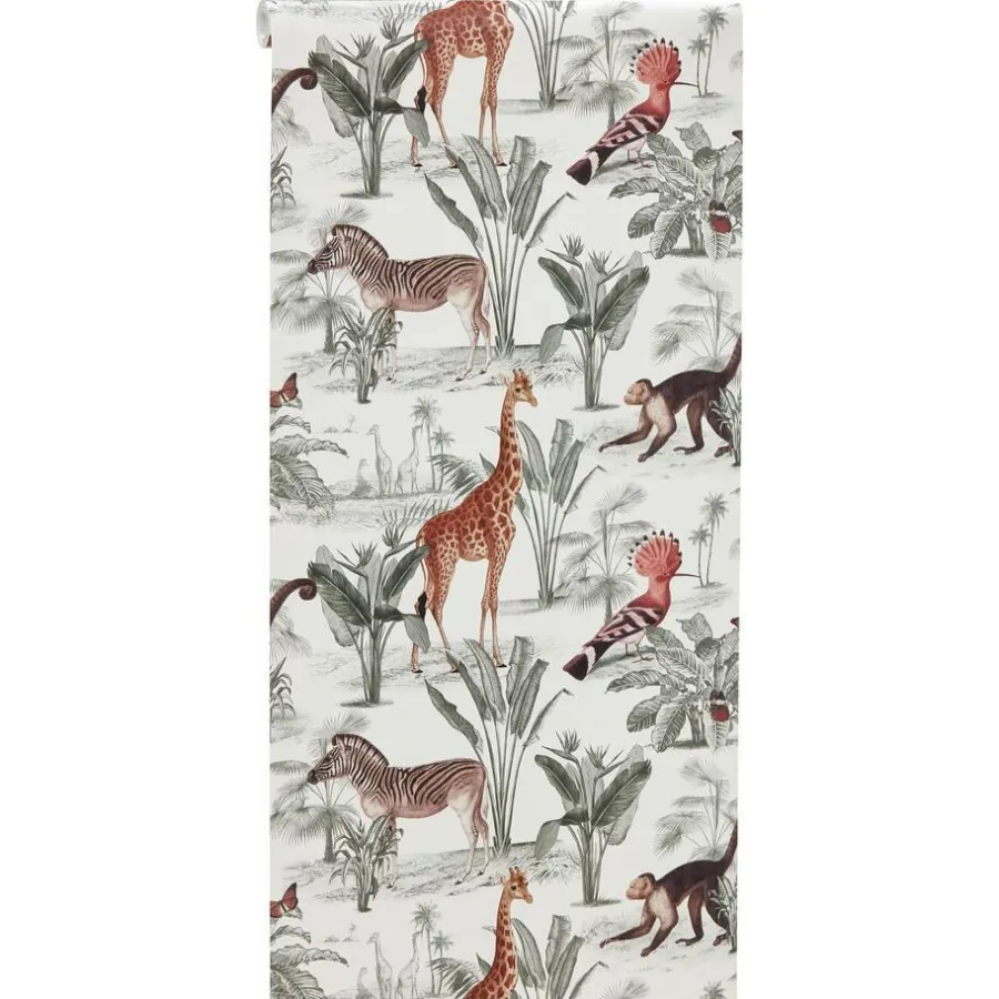 Kwantum Vliesbehang*Behang Lucas Wit