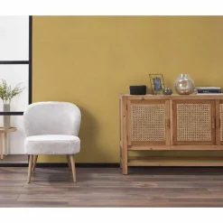 Kwantum Vliesbehang*Behang Mason Oker