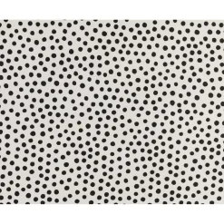 Kwantum Vliesbehang*Behang Polka Zwart Wit
