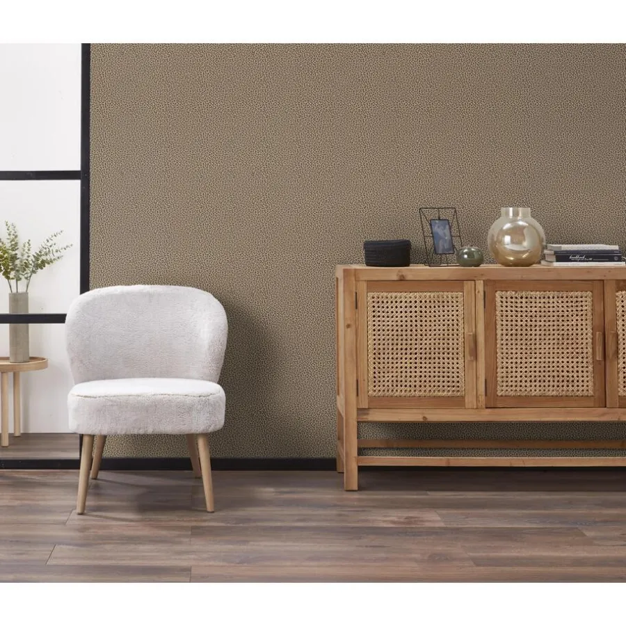 Kwantum Vliesbehang*Behang Romana Zwart Goud