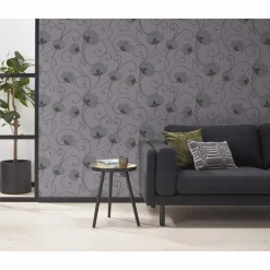 Kwantum Vliesbehang*Behang Romy Grijs