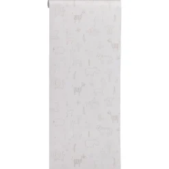 Kwantum Vliesbehang*Behang Veerle Beige