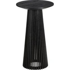 Kwantum Salontafels|Bijzettafels*Bijzettafel Latera Zwart ø 35x60 Cm