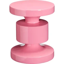 Kwantum Bijzettafels*Bijzettafel Pinetto Roze ø 40x40 Cm