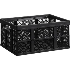 Kwantum Opbergboxen & Lades*Boodschappenkrat Zwart 32 Liter