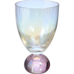 Kwantum Kerstservies|Glazen*Coupe Crisp Holo /Roze - 300 Ml Groen