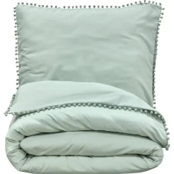 Kwantum Dekbedovertrekken*Dekbedovertrek Daisy Groen - 240x220 Cm 240X220CM