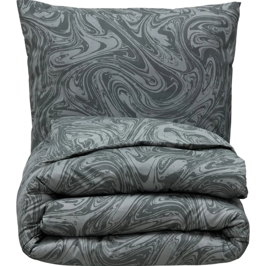 Kwantum Dekbedovertrekken|Beddengoed*Dekbedovertrek Marble Grijs 140x220 Cm