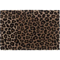 Kwantum Deurmatten*Deurmat Leopardo Bruin