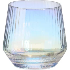 Kwantum Kerstservies|Glazen*Drinkglas Ribbel Holo - 350 Ml