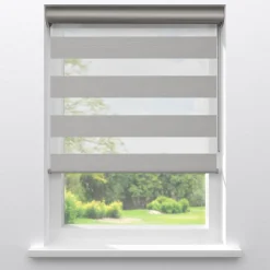 Kwantum Duo-Rolgordijnen*Duo Rolgordijn Hidde LichtGrijs