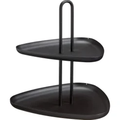 Kwantum Kerstservies|Keukenaccessoires*Etagère Organisch Zwart