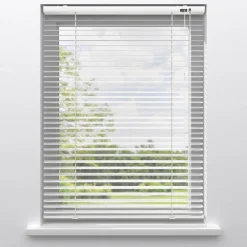 Kwantum Aluminium Jaloezieën|Jaloezieën*Fenstr Aluminium Jaloezie Dane 25mm Offwhite