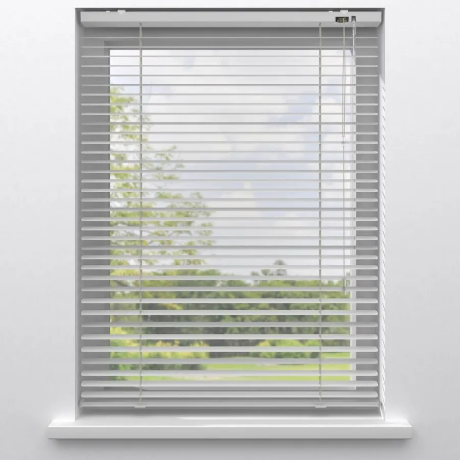 Kwantum Aluminium Jaloezieën|Houten Jaloezieën*Fenstr Aluminium Jaloezie Alix 25mm LichtGrijs