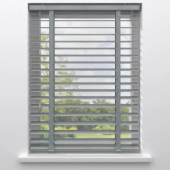 Kwantum Aluminium Jaloezieën|Houten Jaloezieën*Fenstr Aluminium Jaloezie Mels 50mm Grijs