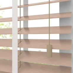Kwantum Jaloezieën*Fenstr Bamboe Jaloezie Wietze Beige 50mm Naturel