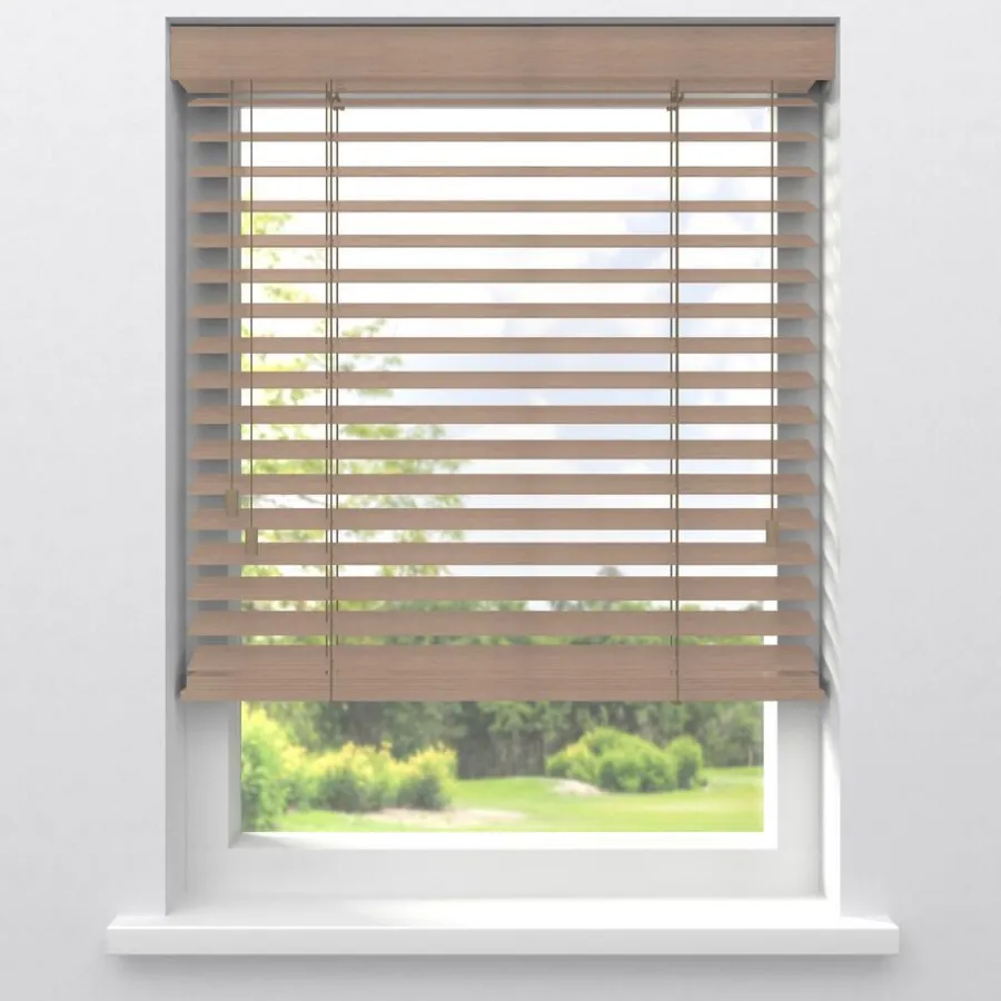 Kwantum Houten Jaloezieën|Jaloezieën*Fenstr Bamboe Jaloezie Xavi 65mm Naturel