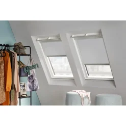 Kwantum Dakraam Rolgordijnen|Rolgordijnen*Fenstr Dakraam Rolgordijn Dave Grijs Verduisterend LichtGrijs