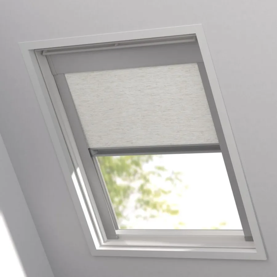 Kwantum Dakraam Rolgordijnen|Rolgordijnen*Fenstr Dakraam Rolgordijn Daan Naturel Verduisterend