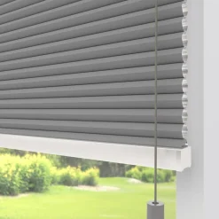 Kwantum Plisségordijnen|Isolerende Gordijnen*Fenstr Dubbel Plissé Aniek Verduisterend Grijs