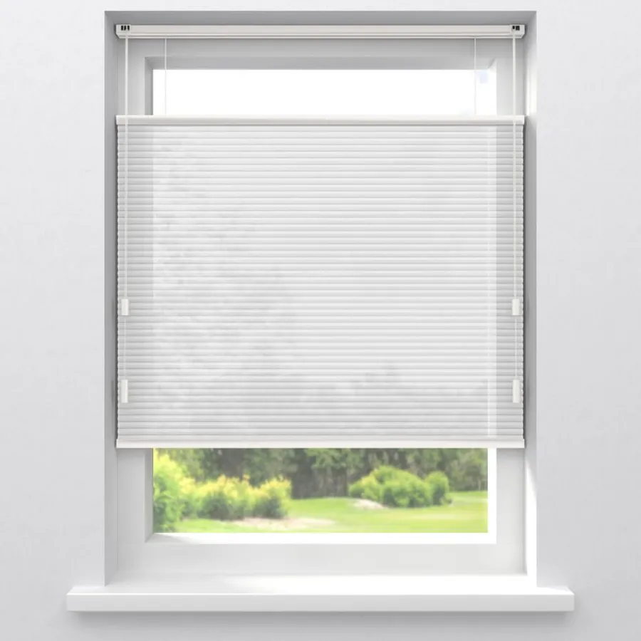 Kwantum Plisségordijnen*Fenstr Dubbel Plissé Lizzy Lichtdoorlatend Wit