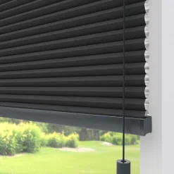 Kwantum Plisségordijnen|Isolerende Gordijnen*Fenstr Dubbel Plissé Thirza Verduisterend Zwart