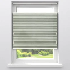 Kwantum Plisségordijnen*Fenstr Dubbel Plisségordijn Ezra Lichtdoorlatend Beige