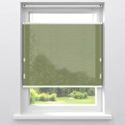 Kwantum Plisségordijnen*Fenstr Dubbel Plisségordijn Maud Transparant Groen
