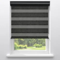 Kwantum Duo-Rolgordijnen*Fenstr Duo Rolgordijn Noan Zwart