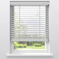 Kwantum Aluminium Jaloezieën|Houten Jaloezieën*Fenstr Houten Jaloezie Theun 65mm Wit