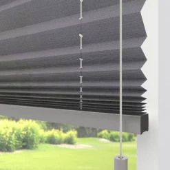 Kwantum Plisségordijnen*Fenstr Plissé Lina Transparant Grijs