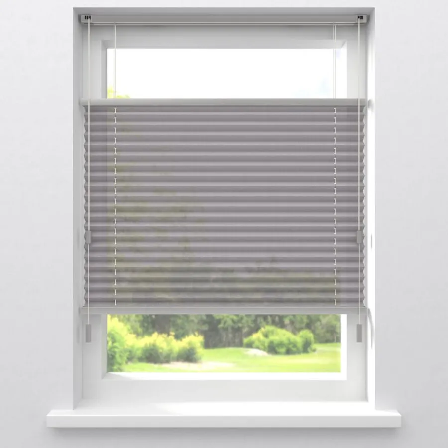 Kwantum Plisségordijnen*Fenstr Plissé Lise Lichtdoorlatend Grijs