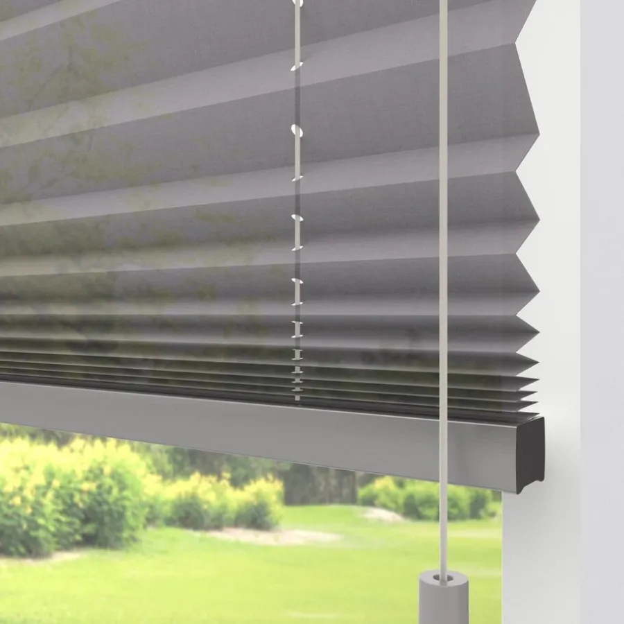 Kwantum Plisségordijnen*Fenstr Plissé Lise Lichtdoorlatend Grijs