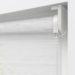 Kwantum Rolgordijnen*Fenstr Rolgordijn Fleur Wit Transparant