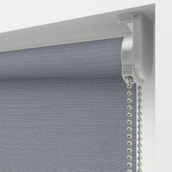 Kwantum Rolgordijnen*Fenstr Rolgordijn Jara Grijs Lichtdoorlatend LichtGrijs