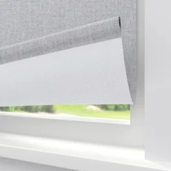 Kwantum Rolgordijnen*Fenstr Rolgordijn Liv Verduisterend LichtGrijs