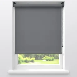 Kwantum Rolgordijnen*Fenstr Rolgordijn Liz Lichtdoorlatend Grijs
