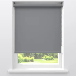 Kwantum Rolgordijnen*Fenstr Rolgordijn Mara Verduisterend Grijs