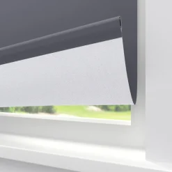 Kwantum Rolgordijnen*Fenstr Rolgordijn Noor Grijs Verduisterend Dr.Grijs